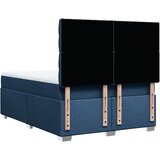  Krevet s oprugama i madracem plavi 160x200 cm od tkanine | shoptok.hr