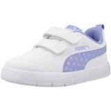 Puma Nizke superge COURTFLEX V3 DOTTY V Bela | Shoptok.si