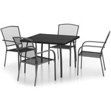  5-dijelni vrtni blagovaonski set antracit čelični | shoptok.hr