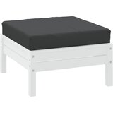  Paletni podni jastuk od tkanine 60 x 60 x 6 cm crni | shoptok.hr