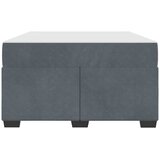  Krevetna konstrukcija Tamno siva 120 x 190 cm tkanina | shoptok.hr