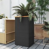 vidaXL Sadilica crna 40 x 40 x 80 cm od poliratana Cijene