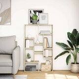 vidaXL Knjižna omara sonoma hrast 72x20x120 cm inženirski les | Shoptok.si
