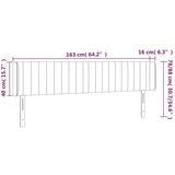  Uzglavlje s ušima plavi 163x16x78/88 cm od tkanine | shoptok.hr