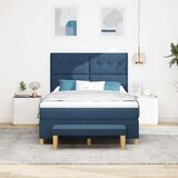  s opruga kutije s uzglavljem Plava 200 x 160 cm tkanina | shoptok.hr