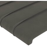  LED uzglavlje tamnosivo 80x5x118/128 cm baršunasto | shoptok.hr