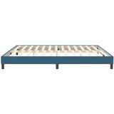  posteljni okvir brez vzmetnice temno modra 200x220 cm žamet, (21829625) | Shoptok.si