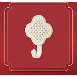 INF Kavlji v obliki kitajskega vozla s samolepilno podlago White, (22105574) | Shoptok.si