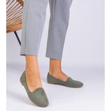 Gemre Green classic eco-suede ballet flats Valensia | shoptok.hr