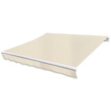 vidaXL Sklopiva motorizirana tenda 400 cm krem Cijene