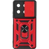 AVIZAR Ohišje s prstanom za Xiaomi Redmi Note 13 5G Zaščita pred udarci s pokrovom kamere, Rdeča, (5000013693) | Shoptok.si