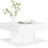  Stolić za kavu bijeli 57 x 57 x 30 cm od konstruiranog drva | shoptok.hr