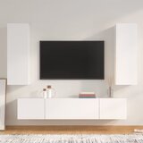 vidaXL 4-dijelni set TV ormarića bijeli od konstruiranog drva Cijene