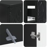  Set kupaonskih ormara od 2 dijela DELFT Crna Konstruirano drvo | shoptok.hr