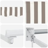  Povlačivi tende Svijetlo siva i bijela. 3 x 2,5 m | Eponuda.com