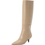 Patrizia Pepe Čizme svijetlobež / zlatna | shoptok.hr