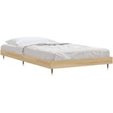 vidaXL Posteljni okvir sonoma hrast 100x200 cm inzenirski le | Shoptok.si