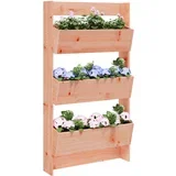 Zidna sadilica s 3 razine 60 x 18 5 x 110 cm masivna duglazija