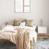 vidaXL Stenska omarica 2 kosa bela 40x30x50 cm trdna borovina Cene