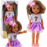  Lutka za igru u ljubičastoj suknji - 32 cm | Shoptok.si