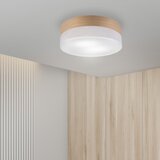  plafonsko svetlo sirja wood 2xE27/15W/230V prečnik 45 cm bela/hrast | Eponuda.com