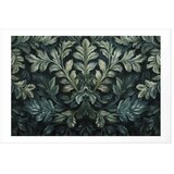  Plakat - Victorian Leaves in Dark Greens 90x60 Bez okvira s margom | shoptok.hr