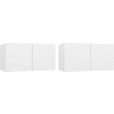 Viseći TV ormarići 2 kom bijeli 60 x 30 x 30 cm | Eponuda.com