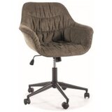  Uredska stolica Q-213 - Tkanina - maslinasto zelena | shoptok.hr