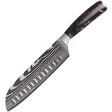 IZMAEL Kuhinjski nož BL-39298 - Santoku / Črna | Shoptok.si