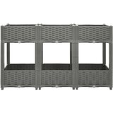  Povišena gredica 120x40x71 cm od polipropilena | shoptok.hr