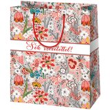 Cardex s puno ljubavi! srednja poklon torba s cvjetnim uzorkom 18x23x10cm | shoptok.hr