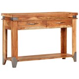 vidaXL Konzolna mizica 110x34x74 cm trden akacijev les Cene