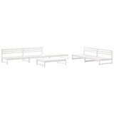 Maison Chic Seti vrtnega pohištva - Vrtna garnitura - Vrtni pohištvo set 6-delna bela trdna borovina, (21817491) | Shoptok.si