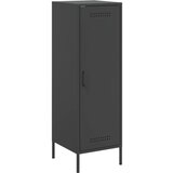 Maison Chic Visoka omara - Komoda - Predalnik črna 36x39x113 cm jeklo, (21717123) Cene