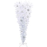  Umjetno božićno drvce s stalakom Bijelo 120 cm PVC i čelik | shoptok.hr