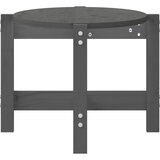  Stolić za kavu sivi 87 x 48 x 35 cm od masivne borovine | shoptok.hr