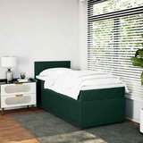 Box spring krevet s madracem tamnozeleni 100x200 cm baršunasti | shoptok.hr