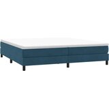 Box Spring krevet bez madracem tamnoplavi 200x210 cm baršun | shoptok.hr