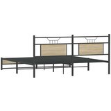 vidaXL Okvir kreveta bez madraca boja hrasta sonome 160x200 cm drveni | shoptok.hr