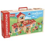 Figure djelovanja Jeujura The Wooden Castle Fort 300 Dijelovi Playset | shoptok.hr