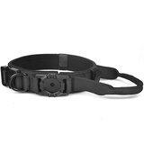 INF Ovratnica za hišne ljubljenčke AirTag - Nastavljiva pasja ovratnica iz najlona z držalom za AirTag Black L, (22157365) | Shoptok.si