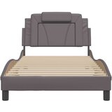  Okvir za krevet s uzglavljem sivi 100x200 cm od umjetne kože | shoptok.hr