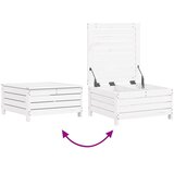  8-dijelni set vrtnih sofa bijeli od masivne borovine | shoptok.hr