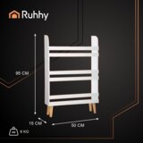 Ruhhy otroška polica za igrače in knjige – 3 ravni, bela, 95x50 cm | Shoptok.si