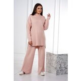 Kesi 2-piece sweater set powder pink Cene