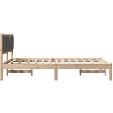  Konstrukcija postelje z vzglavjem Temno siva 150 x 200 cm, (5000101398) | Shoptok.si