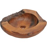 VidaXL Umivaonik od masivne tikovine 45 cm VidaXL Umivaonik od masivne tikovine 45 cm Slike