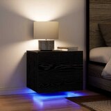  Noćni ormar 2 pcs Crni hrast 50 x 39 x 41 cm Konstruirano drvo | Eponuda.com