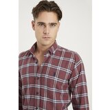 Dewberry G699 MEN'S SHIRT-BURGUNDY | Shoptok.si