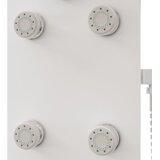 PANEL za tuširanje od stakla 25 x 47,5 x 130 cm bijeli | shoptok.hr